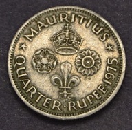 Mauritius - 1/4 rupees 1975