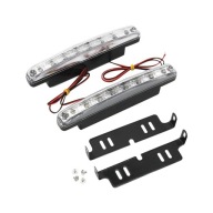 Światła lampy do jazdy dziennej lampy do auta 8 SMD LED DRL