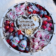 Ekskluzywny Box ze Słodyczami na Pierwszą Komunię Świętą. Prezent Komunia