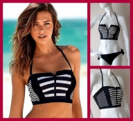 Góra Bikini Kangaroos 36B 75B TOP paski S zip biustonosz bralet strój