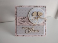 Kartka na Ślub ręcznie robiona
