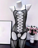 Odważne czarne body – zmysłowa koronka i siateczka!