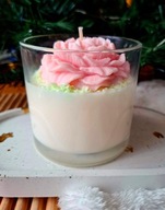 Świeczki sojowe na Dzień Kobiet, świeczka sojowa w szkle Piwonia dla Mamy