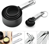 Zestaw miarek i łyżek kuchennych 8 szt. miarki do odmierzania składników