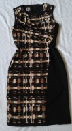Anne Klein luksusowa, pudełkowa sukienka