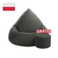 PUFA SAKO OXFORD XXXXL + GRATIS MEGA WOREK FOTEL WODOODPORNY PUFA SIEDZISKO