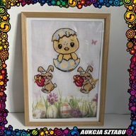 #8 SZTAB WOŚP TORUŃ Haft krzyżykowy "Wielkanocne jajka"