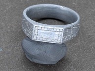 PIERŚCIEŃ PATRIOTYCZNY SZTUKA OKOPOWA 1914 1916 ALUMINIUM KUK AUSTRO-WĘGRY