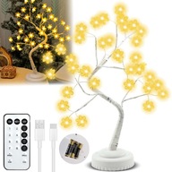 Dekoracyjne drzewko świetlne LED pilot 8 trybów DIY