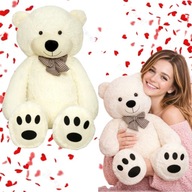 PLUSZOWY MIŚ MASKOTKA PLUSZAK DUŻY PUCHOWY MIĘKKI MIŚ 140CM WALENTYNKI