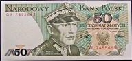 Polska bankn.50zł.K.Świerczewski 1988 ser.GP UNC
