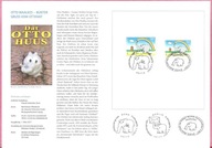 Niemcy 2017 karnet FDC, 2zn.z ark.+samoprz., słonie, życzenia, pozdrowienia