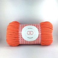 SZNUREK bawełna z rdzeniem 5mm POMARAŃCZOWY 50mb WYPRZEDAŻ