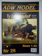 Polski parowóz Ty 2 Floridsdorf skala: 1:45 ADW MODEL numer 26 (1/2015)