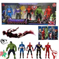 DUŻY ZESTAW FIGURKI AVENGERS 5 SZT HULK SPIDER MAN