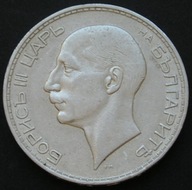 Bułgaria 100 lewa 1937 - car Borys III - srebro