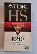 TDK HS-24O / E-HG 260 - Kaseta VHS - Atrapa - Imitacja - UNIKAT - 1992