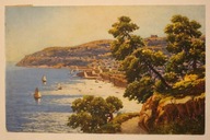 LA COTE D'AZUR. Villefranche - sur - Mer. La Rade, FRANCJA, STARA, 1930 rok