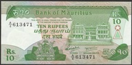 Mauritius 10 rupees 1985 - A/4 - stan bankowy UNC