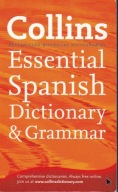 Essential Spanish Dictionary & Grammar Collins stan bdb