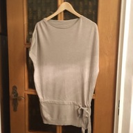 SWETER KAMIZELA ITALY JASNY BEŻ (L-XL) WEŁNA