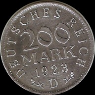 200 Marek 1923 D = Monachium Weimar