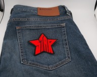 Naszywka Haftowana CZERWONA GWIAZDA – 10x10 cm