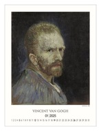 obrazy malarstwo Vincent Van Gogh kalendarz 2025 reprodukcje impresjonizm
