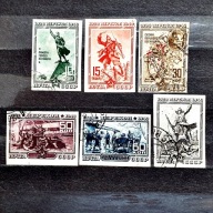 ZSRR Mi. Nr. 780-785B-cięte 1940r. Bitwa pod Perekopem
