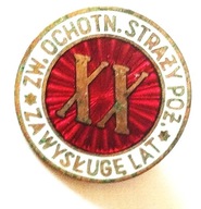 Odznaka - XX ZW. OCHOTN. STRAŻY POŻ. ZA WYSŁUGĘ LAT