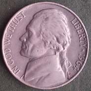 5 centów - 1964 USA - Thomas Jefferson