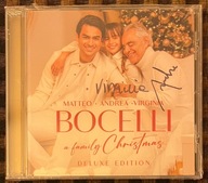 A Family Christmas Andrea Bocelli Matteo Virginia DELUXE CD Z AUTOGRAFAMI!