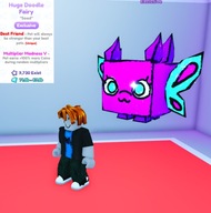 PET Huge Doodle Fairy ROBLOX Pet Simulator X PSX GEMS (nie 99)