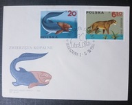 KOPERTY FDC NR 1506-1514 ZWIERZĘTA KOPALNE STAN DOBRY 1966