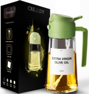 SZKLANY SPRYSKIWACZ DO OLIWY OCTU OLEJU DOZOWNIK W SPRAYU 470 ML