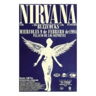 „Nirvana Live – Plakat Koncertowy 1994” – Kolekcjonerski Vintage Poster
