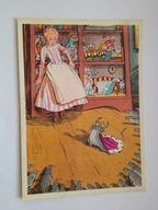 Bajka - Dziadek do orzechów i Mysi król - pocztówka z 1973 z CCCP