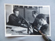 LEŚNIK LEŚNICY PISTOLET MASZYNOWY STEN SZKOLENIE INSTRUKTAŻ FOTO Lata 40/50