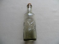 APTEKA BUTELKA BALSAM KAPUCYŃSKI - KRZYŻ - 13 cm - przedwojenna - CIEKAWA