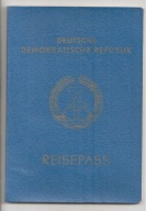 REISEPASS - PASZPORT NIEMIECKIEJ REPUBLIKI DEMOKRATYCZNEJ Z 1987 ROKU.