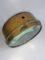 DUŻA STARA KOLEKCJONERSKA SOCZEWKA POWIĘKSZAJĄCA OD PROJEKTORA Z XIX w