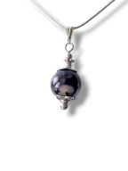 AW72 Wisiorek/zawieszka kamienie AGAT WĘŻOWY