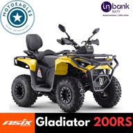QUAD ASIX GLADIATOR 200 RS NOWY WTRYSK TRANSPORT RATY FVAT GRZANE MANETKI