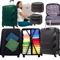 ZESTAW 4w1 WALIZEK BAGIA HAVANA EXCLUSIVE – DUŻA, ŚREDNIA, MAŁA + KUFEREK