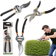 SEKATOR TRADYCYJNY NOŻYCE RĘCZNE DO GAŁĘŹI KRZEWÓW KWIATÓW PĘDÓW BRADAS