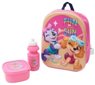 PLECAK 3D PRZEDSZKOLNY PSI PATROL SKYE JEDNOKOMOROWY +BIDON +LUNCH BOX