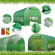 TUNEL FOLIOWY OGRODOWY SZKLARNIA OGRODOWA 4x2,5m GRUBA FOLIA + UPOMINEK