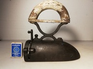 Stare mosiężne żelazko z duszą XIX –XX w