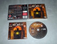 HEXEN BEYOND HERETIC PSX PS1 PSONE FPS od ID SOFTWARE jak DOOM QUAKE 3xANG