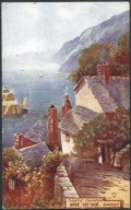 Rose Cottage Clovelly. Delightful Devonshire - Regal Art Publishing Co 1908
